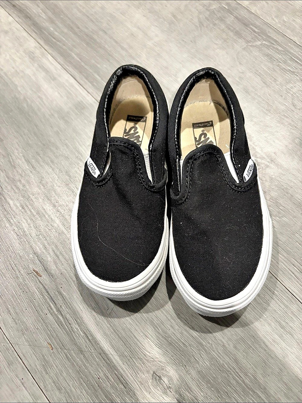 Vans Classic Slip-On Black & White Sneakers